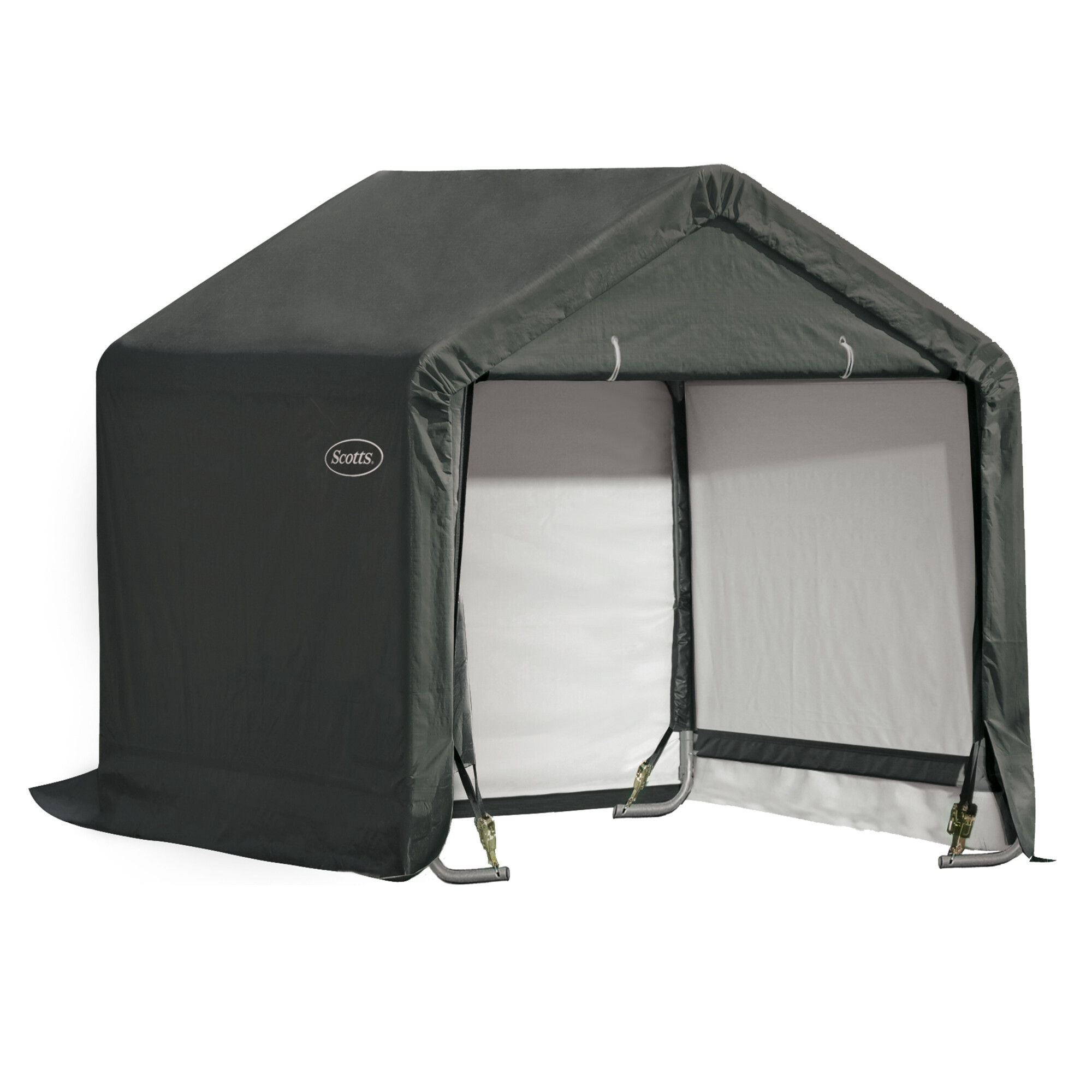 Scotts Storage Shed 6 x 6 x 6ft. Green Peak, Soft Side, Model# 70491